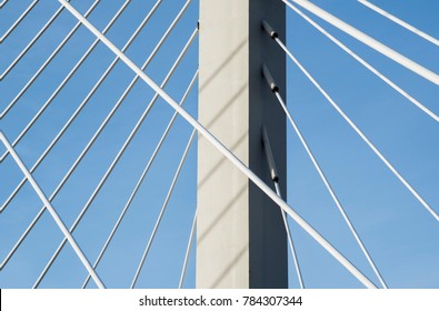 Suspension bridge abstract