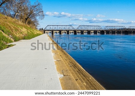 Susquehanna River Walk in Harrisburg, Pennsylvania