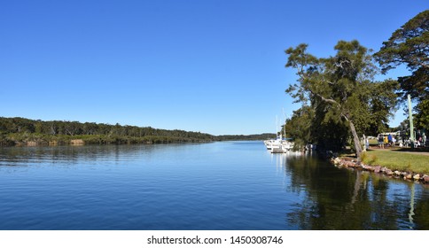 Sussex Inlet Is A Town In The South Coast Region Of NSW, Australia. The Town Lies On The West Bank Of The Waterway Called Sussex Inlet, Which Divides New South Wales From Jervis Bay.