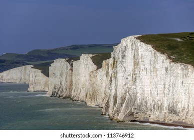 Sussex South Downs Way The Seven Sisters