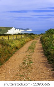 Sussex South Downs Way The Seven Sisters