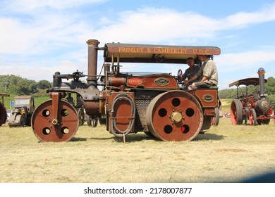 Sussex, UK - 10 July, 2022: Traction Steam Engine. One Of Many On Display At A Steam Rally.