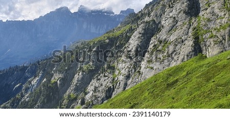 Susten pass, summer in the Switzerland Alps