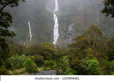 Sutherland Falls On The Milford Track