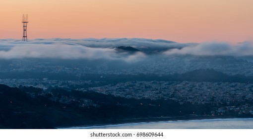 Sutro Tower In The Fog