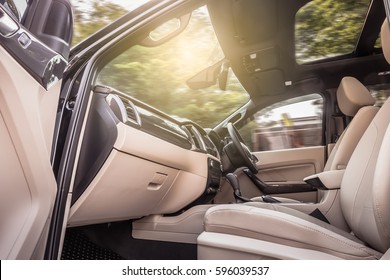 SUV Car Interior Luxury