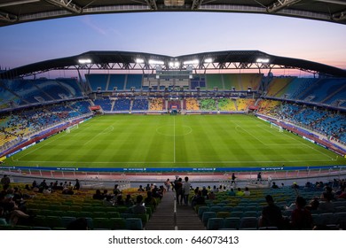 Suwon, South Korea - May 2017: View On Suwon World Cup Stadium