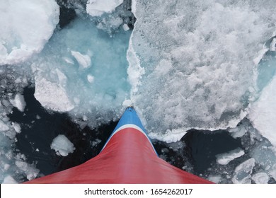 Svalbard Ice Breaker Boat Ice