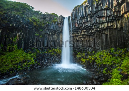 Svartifoss, Black Waterfall, Iceland