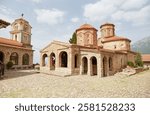 Sveti Naum, or Saint Naum Monastery, is named after the Bulgarian educator who lived from 830-910. Around the year 905, St. Naum established a church that was later built from the 16th-17th centuries