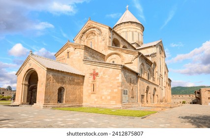 Svetitskhoveli Orthodox Cathedral in Mtskheta, Georgia