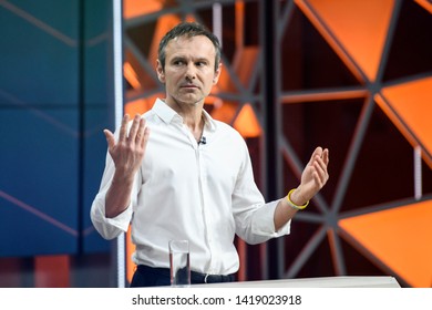 Svyatoslav Vakarchuk, Ukrainian Singer And Founder Of The Okean Elzy Band,  Presents His New Political  Party Holos (Voice) In Kyiv, Ukraine, 07-06-2019. 