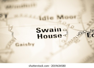 Swain House on a geographical map of UK - Shutterstock ID 2019634580