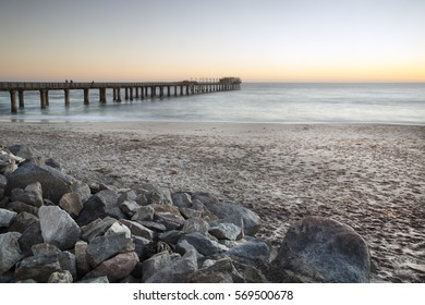 Swakopmund Pier At Sunset