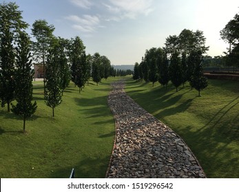 Swale drainage at Eco Spring, Johor, Malaysia - Shutterstock ID 1519296542