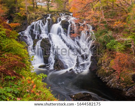 Swallow Falls, Betws-Y-Coed, Snowdonia, Wales