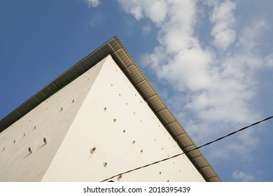 Swallow House Building With Blue Sky Background