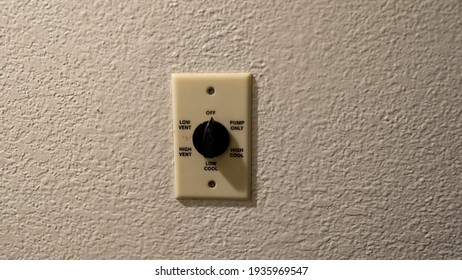 Swamp Cooler Control Switch On Wall