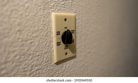 Swamp Cooler Control Switch On Wall