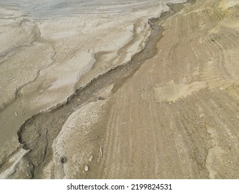 Swamp Mud With Low Water Level