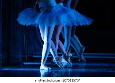 Swan Lake ballet. Closeup of ballerinas dancing - Powered by Shutterstock