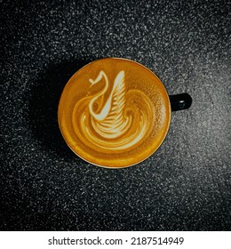 Swan Latte Art Barista Coffee