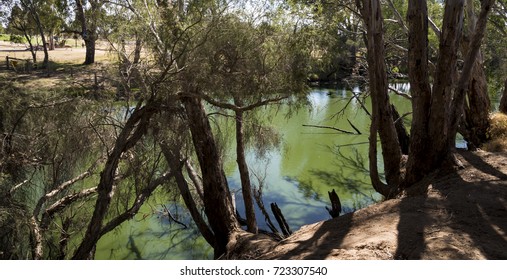 Swan River View In Maali Bridge Park, Swan Valley Wine Region, Western Australia