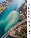 Swansea Bridge and Channel at the mouth of Lake Macquarie - Australia