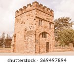 Swanswell Priory Gate in the medieval fortified town walls, Coventry, UK vintage