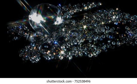 swarovski crystal  background  crystals