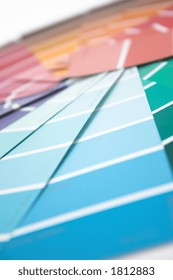 Swatch selection - shallow depth of field