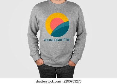 Sweater Mockup WITH SMART LOGO SPACE