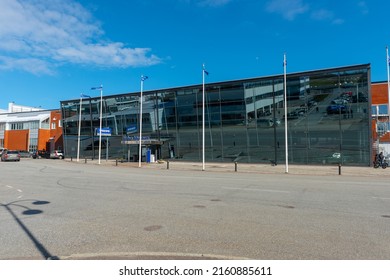 Göteborg, Sweden - April 10 2022: Exterior Of Volvo Museum In Arendal.