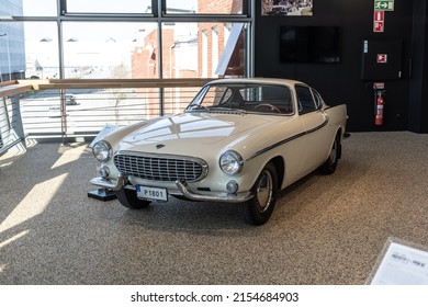 Göteborg, Sweden - April 10 2022: Volvo P1800 Chassis Number 1 On Display.