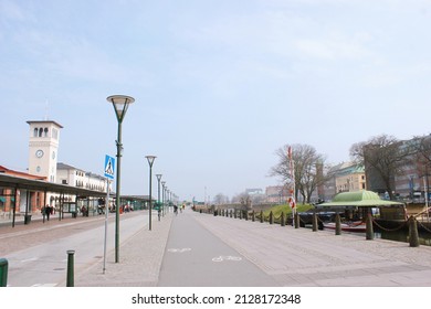 Malmö, Sweden - April 16, 2021: Malmö Central Station - Malmö Centralstation, A Railway Station On The Southern Main Line