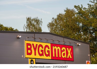 Linköping, Östergötland, Sweden. August 8th 2022. A Byggmax Warehouse With The Byggmax Sign