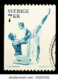 SWEDEN - CIRCA 1975: A Stamp Printed In Sweden Shows Sergei Prokofiev's Ballet 