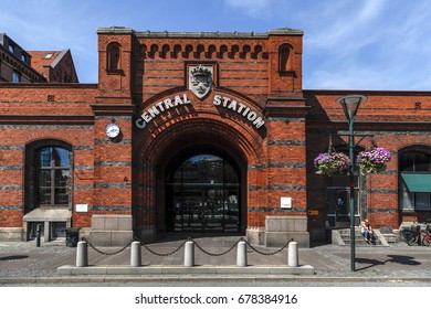 MALMÖ, SWEDEN - JULY 8 2013: Malmö Central Station