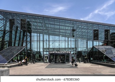 MALMÖ, SWEDEN - JULY 8 2013: Malmö Central Station