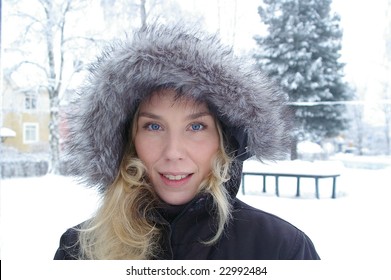 swedish beauty in winter