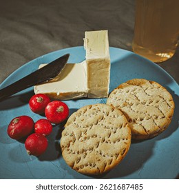 Swedish chrispy bread on a table.