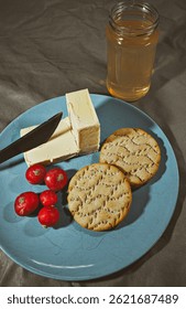 Swedish chrispy bread on a table.