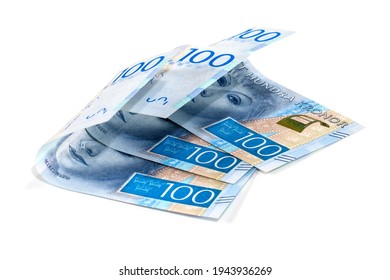 Swedish krona, the currency of Sweden.money concept. 100. 20