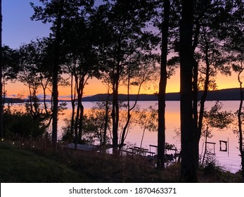 Swedish Lake In The Forest 