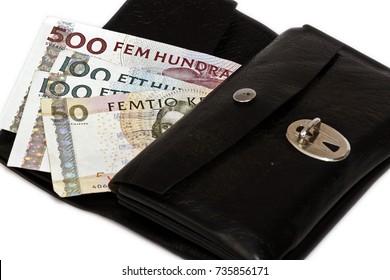 Swedish Money In Purse 