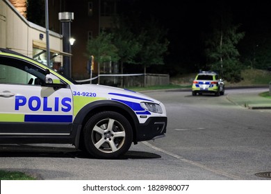 Swedish police investigating after a shooting into an apartment in Stockholm.