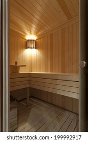 Swedish Sauna Interior