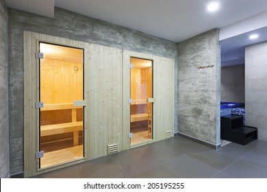 Swedish Sauna Interior