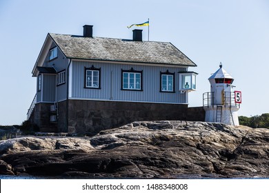 A Swedish Summer Home And A Light House, Marstrand, Bohuslän, Sweden