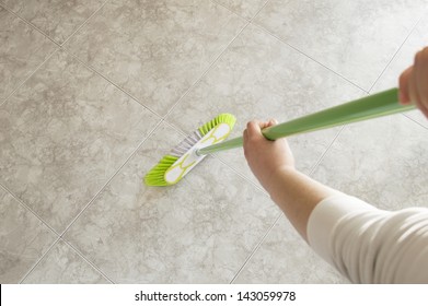 Sweeping With A Broom